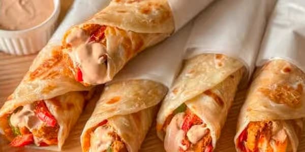 Kabab paratha roll