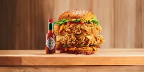 Zinger blaze burger