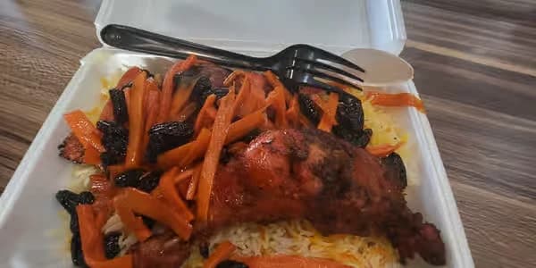 Chicken tandoori Over Rice (2 piece)