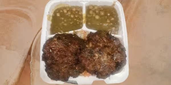 Chapli kabob platter